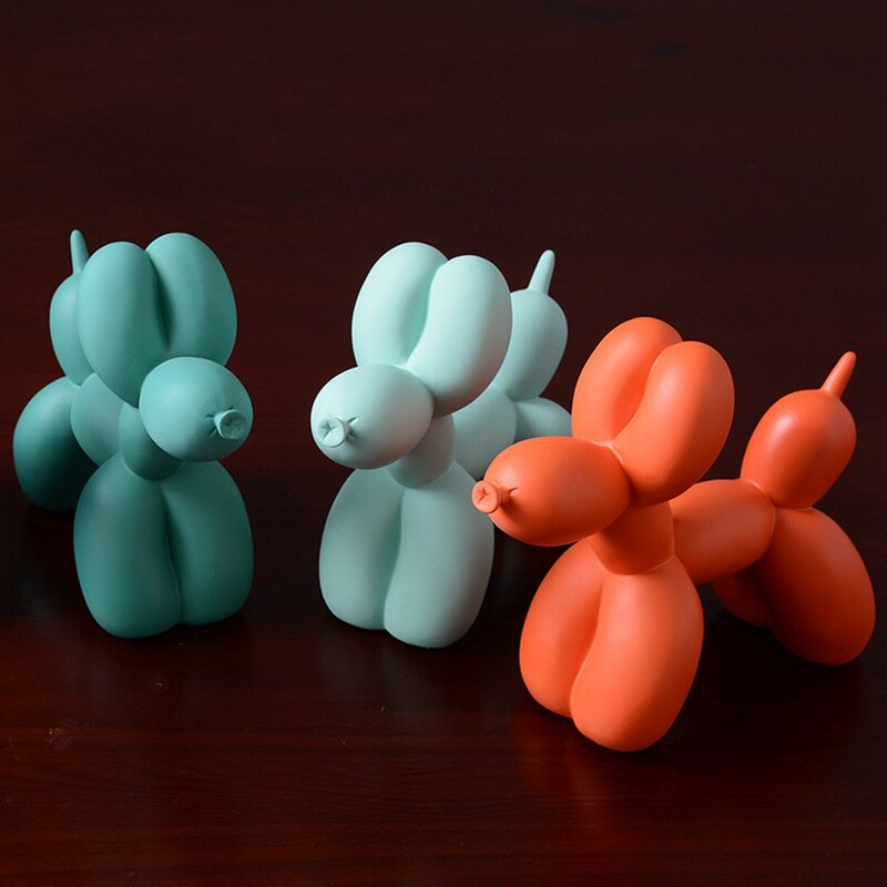 Brehn | BalloonDog Lebendige Hundeskulptur | Pop-Art Dekoration | Moderne Wohnkultur | Handgefertigte Statue