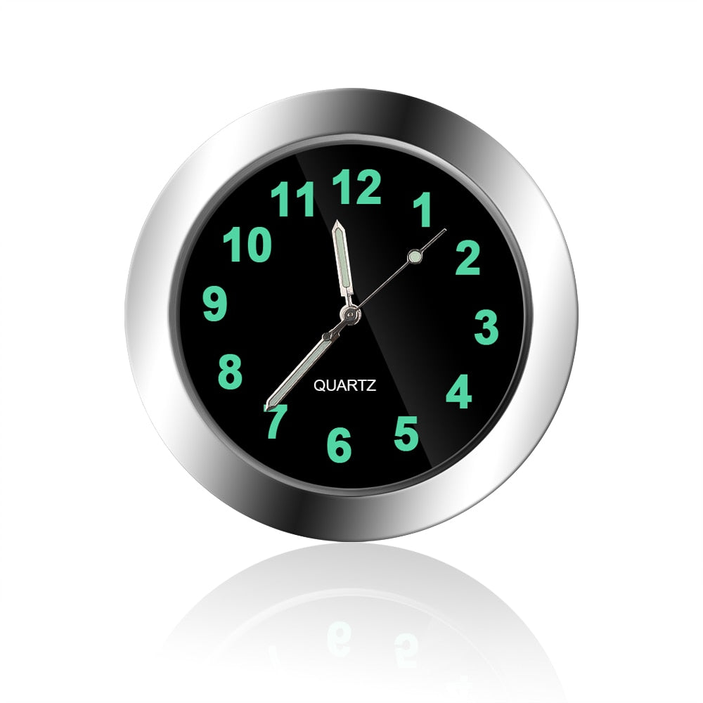Brehn | Aufklebbare Auto Armaturenbrett Leuchtende Uhr