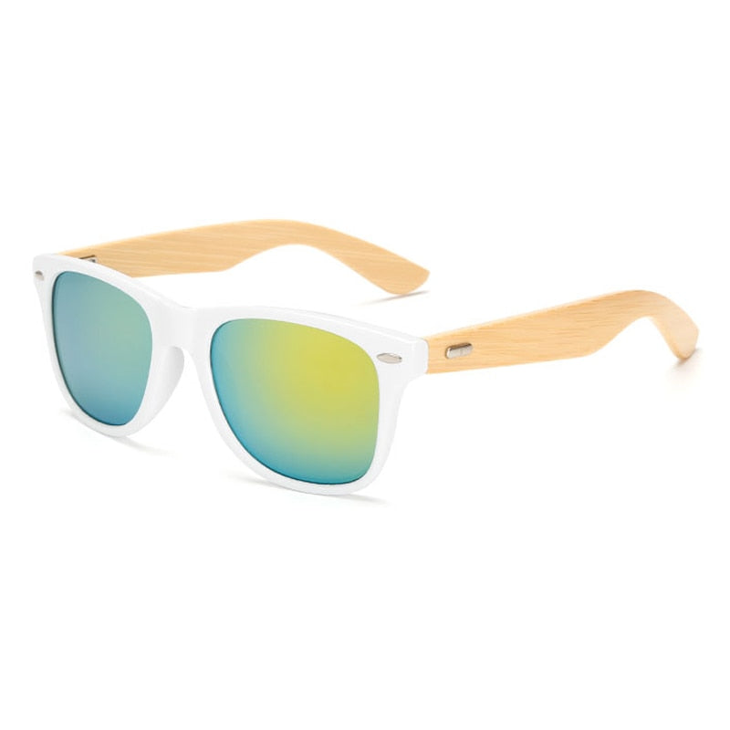 Brehn | Bamboo Retro Holz Sonnenbrille