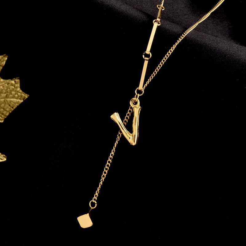 Brehn | Charmante Initialen Buchstaben Halskette