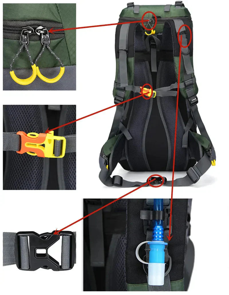 Brehn | 60L Rucksack - Wasserdicht