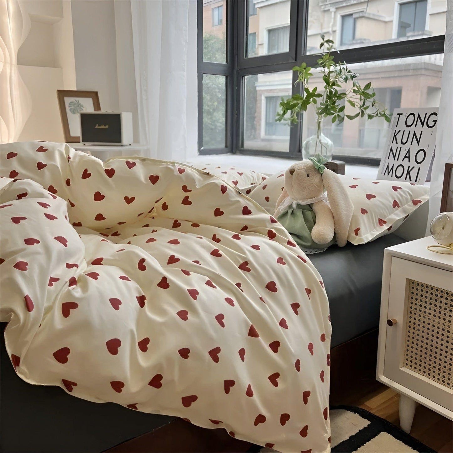 HeartDream Bettwäsche Set - Herzmotiv Bettbezug Set | Brehn