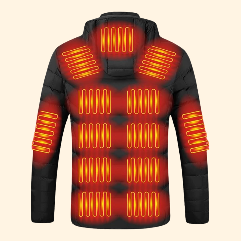 Ultimative beheizte Pufferjacke für alle Wetterbedingungen