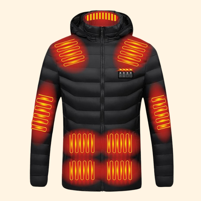 Ultimative beheizte Pufferjacke für alle Wetterbedingungen