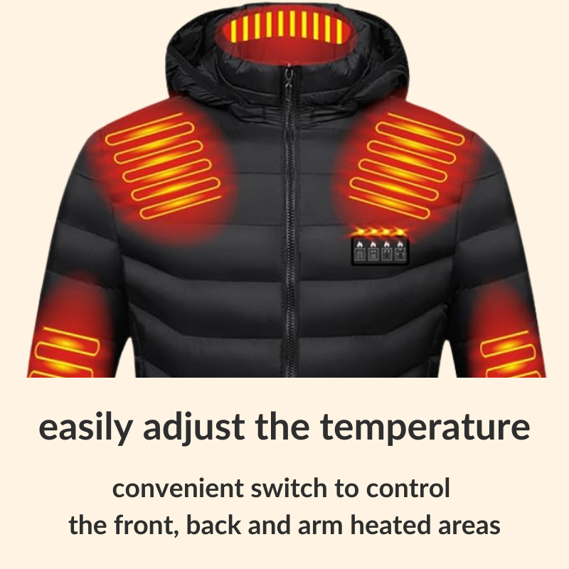 Ultimative beheizte Pufferjacke für alle Wetterbedingungen