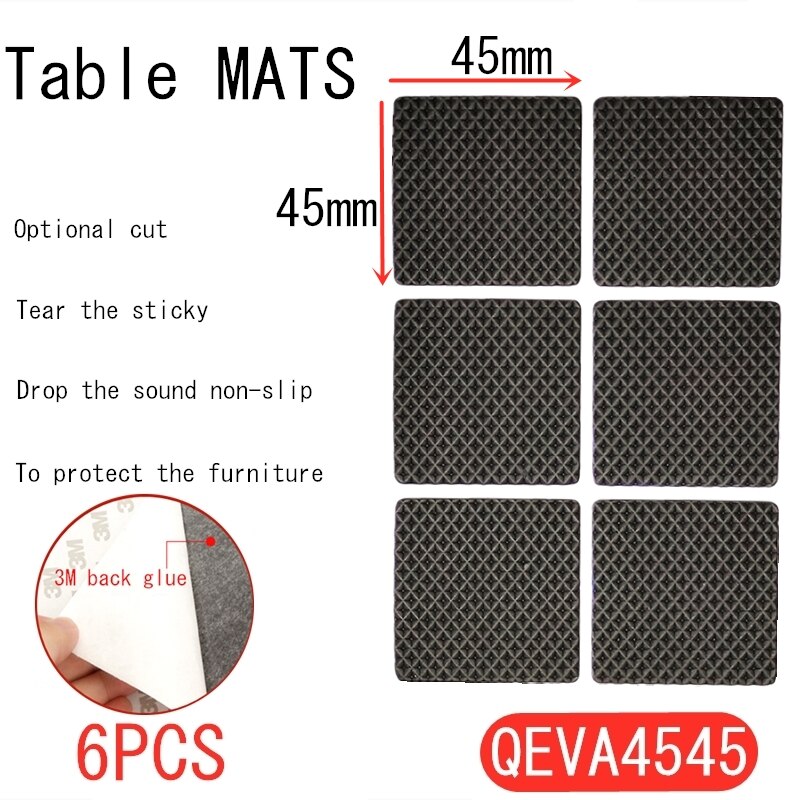 VIvolux | All Surface Rutschfeste Klebepad für Stuhlbeine