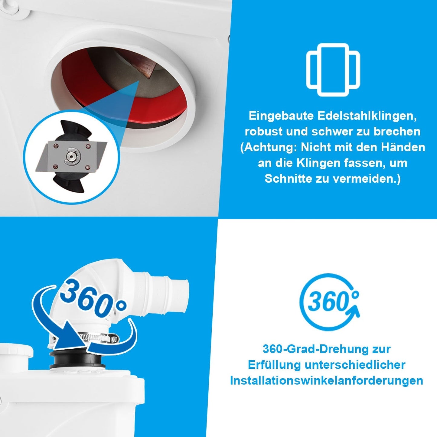 Hebeanlage Fäkalienpumpe 700W 190 L/min | Brehn