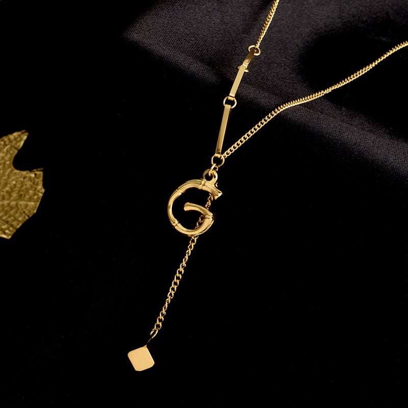 Brehn | Charmante Initialen Buchstaben Halskette