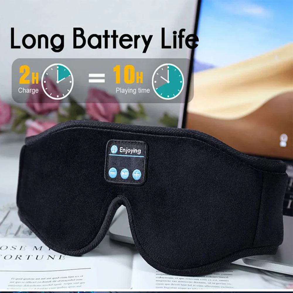 Brehn | LuxeSlumber Bluetooth-Schlafmaske | Genießen Sie HD-Sound für ungestörten Schlaf