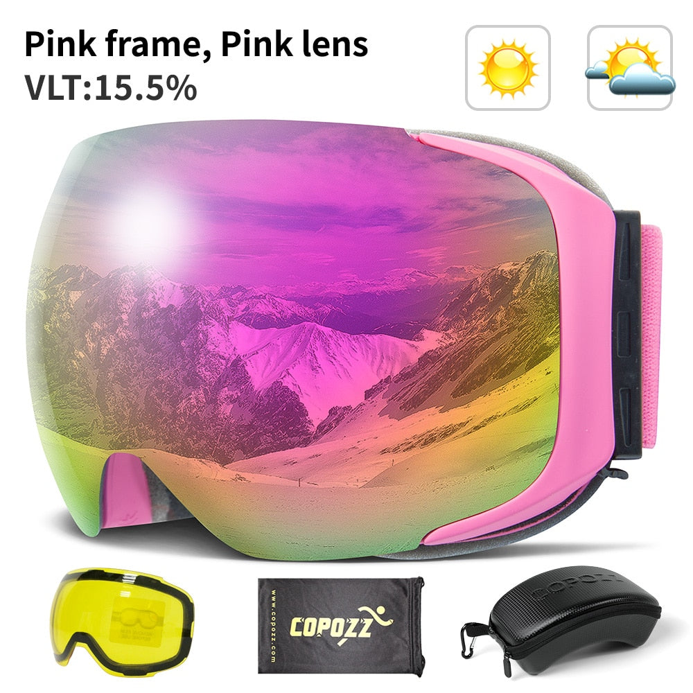 Magnetische UV-Schutz Anti-Beschlag Ski-Schutzbrille | Brehn