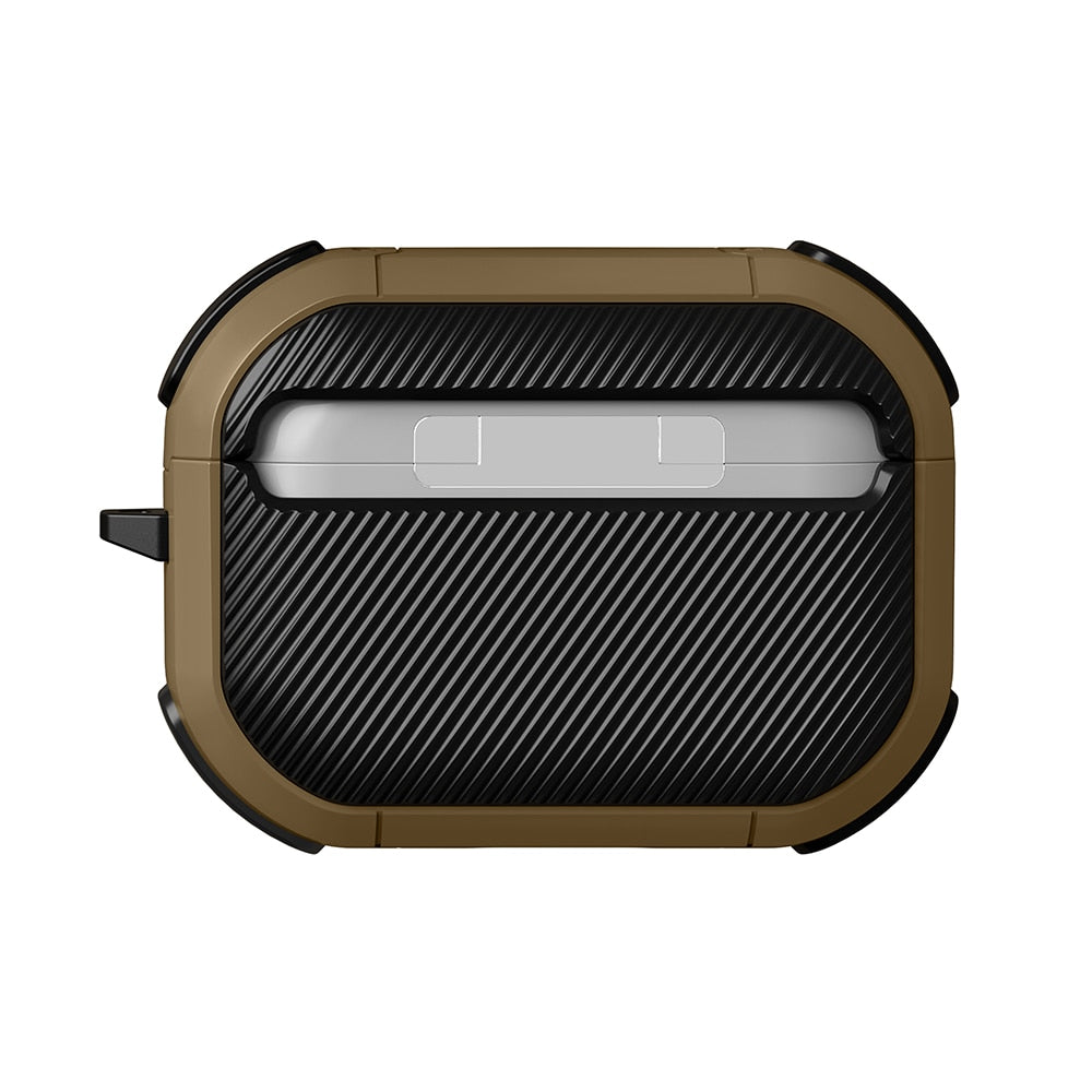 VIvolux | Audio Armor Carbon Fiber Silicone Airpods Case