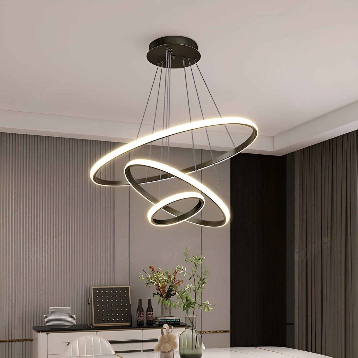 LED-Pendelleuchte mit Kugeldesign – Modern und elegant | Ideal für Wohn- oder Esszimmer
