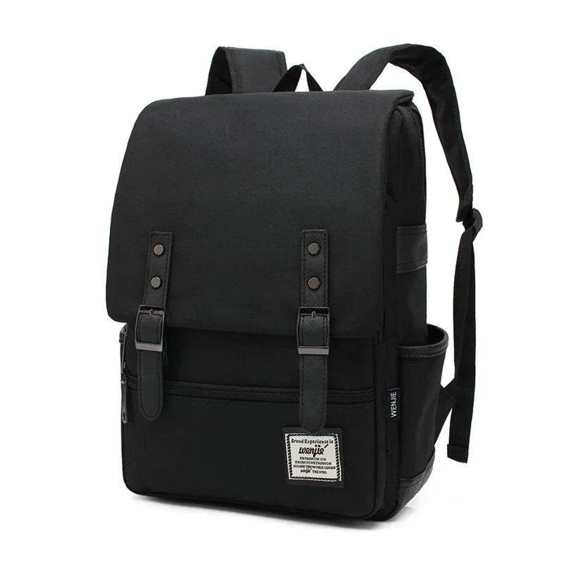 Brehn | Vintage Oxford-Rucksack - Stylischer Vintage Oxford-Rucksack für abenteuerlustige Studenten und Reisende