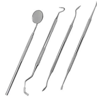 Zahnärztliche Instrumente | Zahnsteinentferner-Set aus Edelstahl für Zuhause
