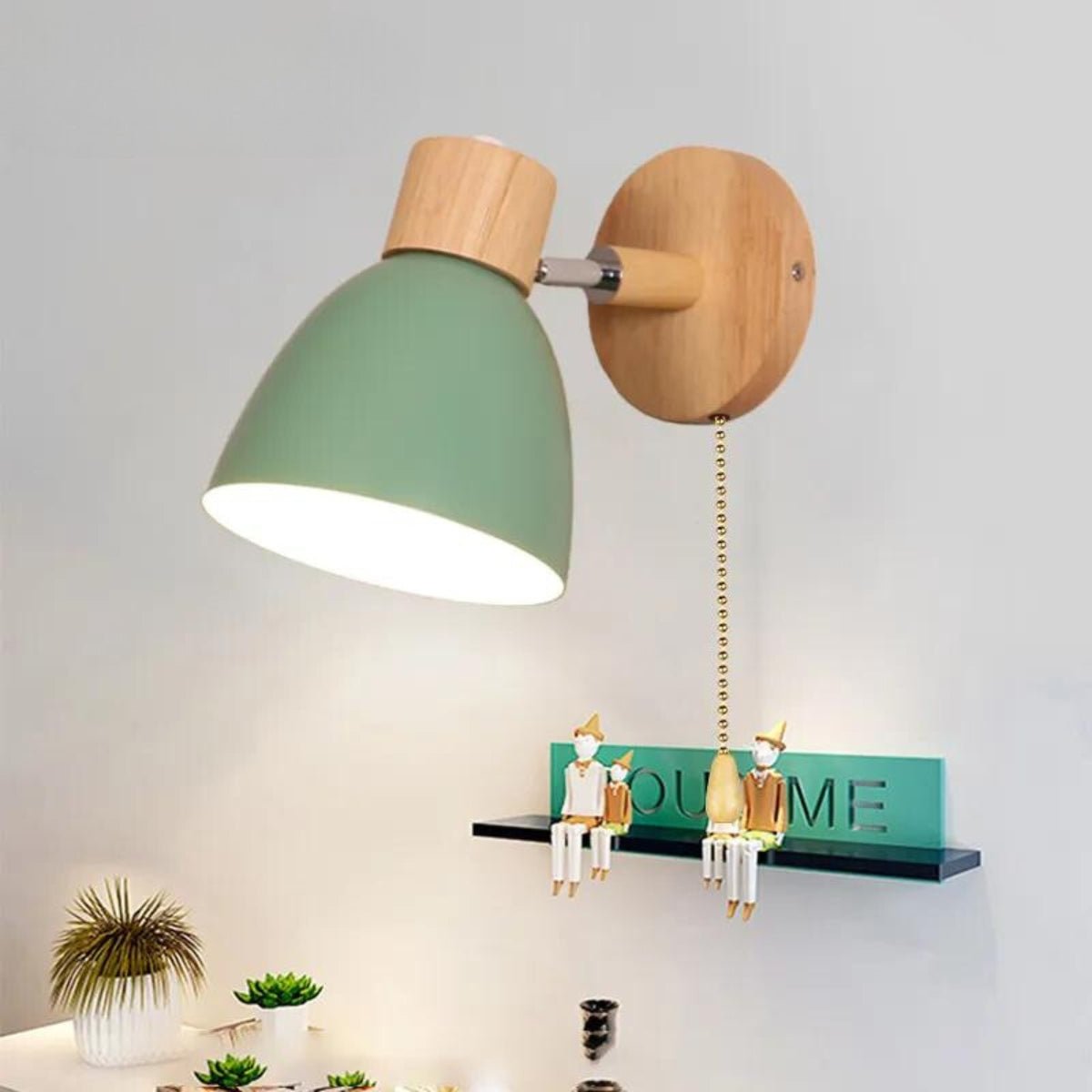 Elegante Wandapplikation aus Holz - modernes und warmes Design | Brehn