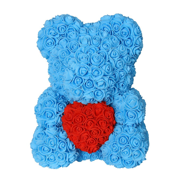 Brehn | Künstliche Rosenblumen Teddybär