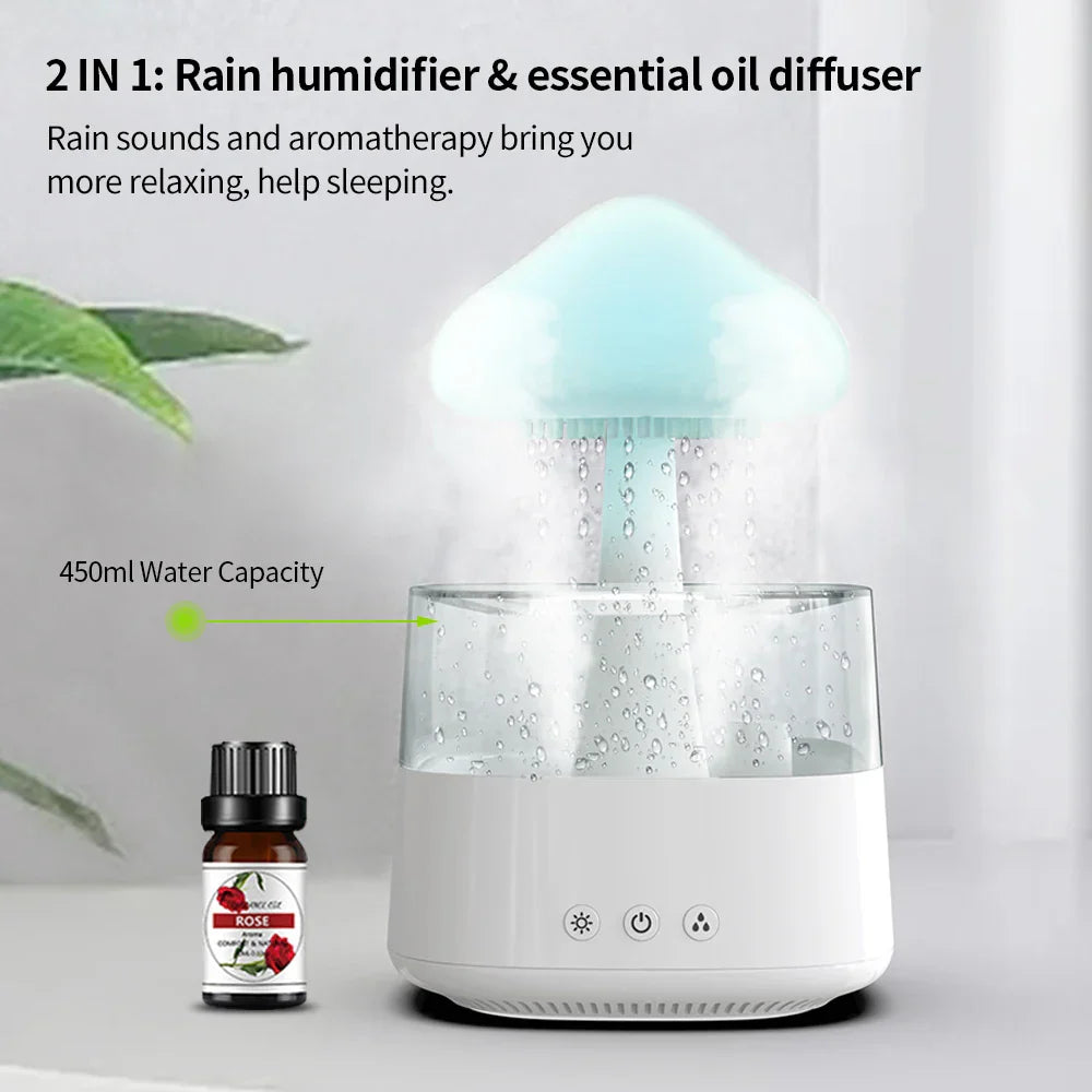 Brehn | Cloud Rain Forest Aromatherapie Verdampfer Lampe