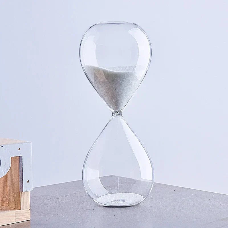 Brehn | Glas Sanduhr Timer | Stilvolle Dekoration mit 5/10/30/60 Minuten Zeitangabe