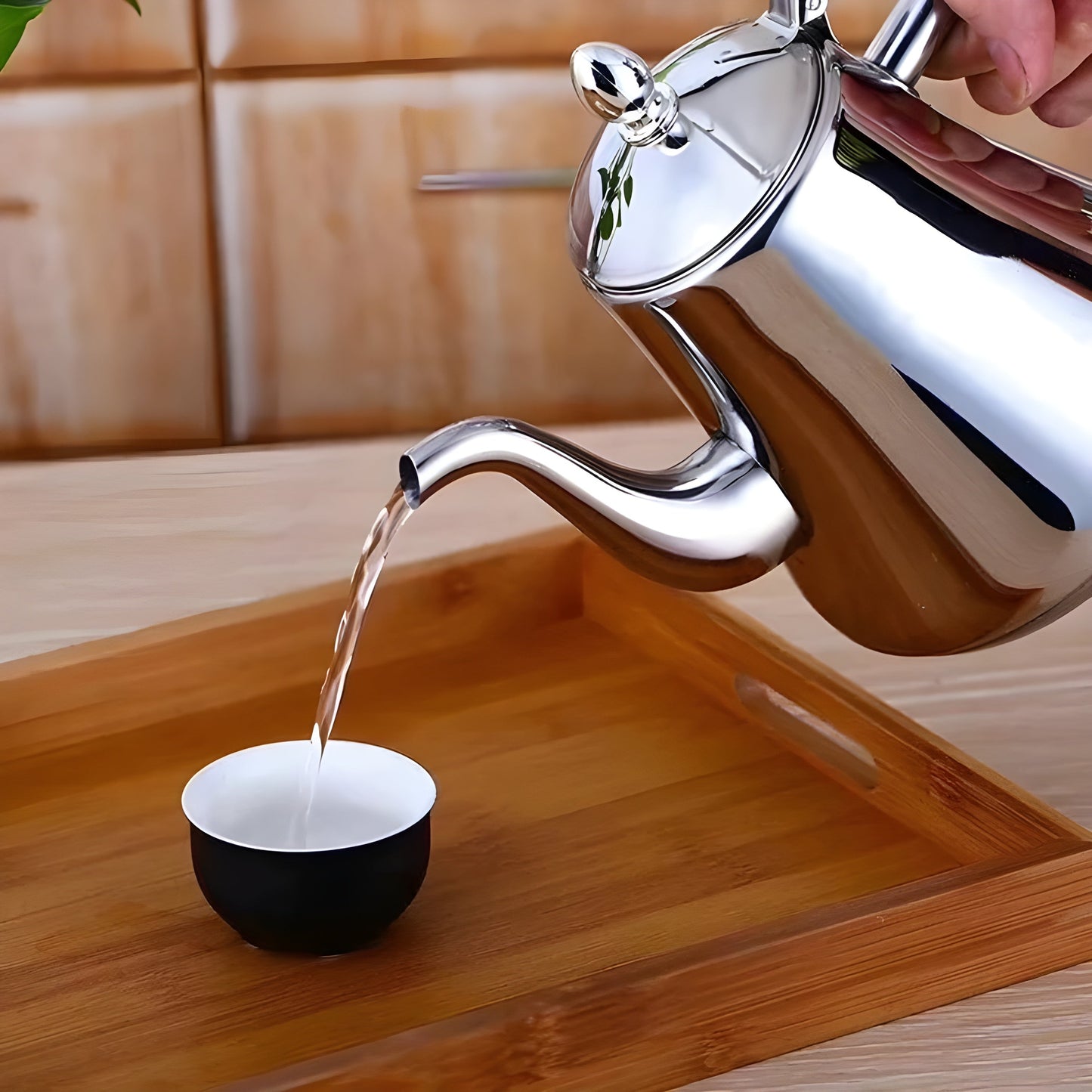 GoldenBrew Wasserkocher – Robuste Teekanne aus Edelstahl