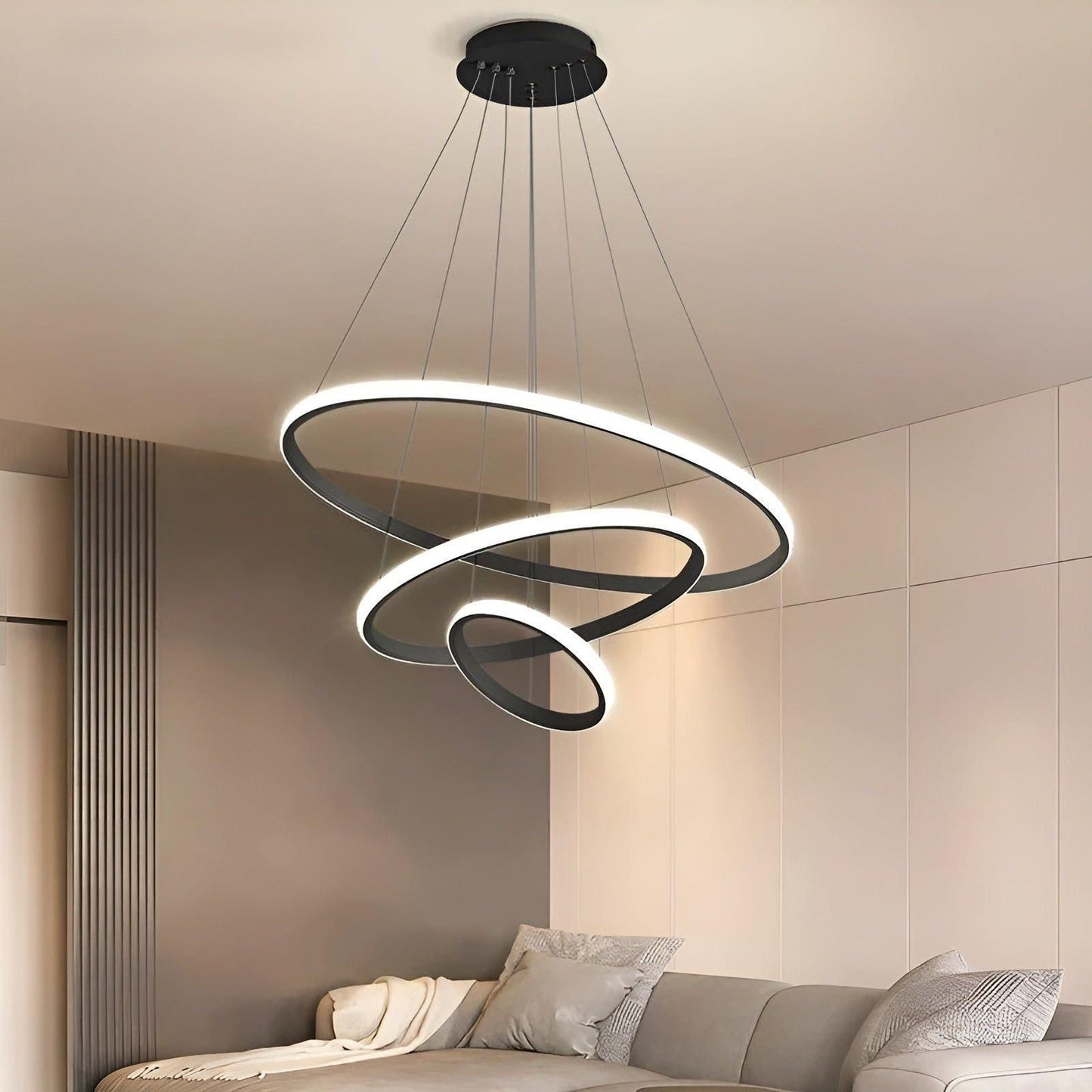 LED-Pendelleuchte mit Balldesign – Modern und Eleganz | Ideal für Wohnzimmer oder Esszimmer | Brehn