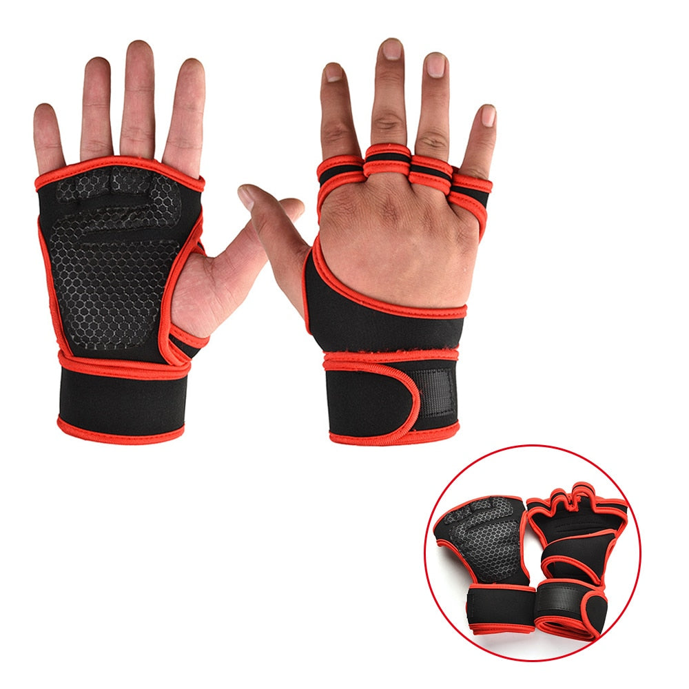 VIvolux | Power Grip Atmungsaktive Fitness Trainingshandschuhe