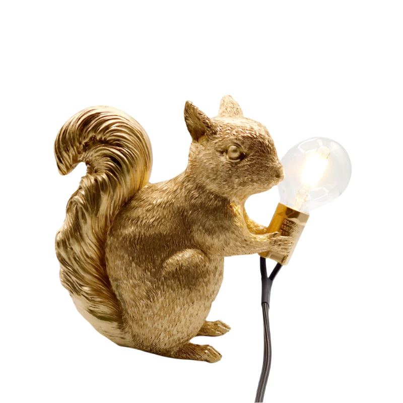 SquirrelGlow LED-Tischlampe | Niedliches Design & warmes Licht für Kinderzimmer