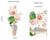 Brehn | 3D Pfauenblumenstil Wandaufkleber