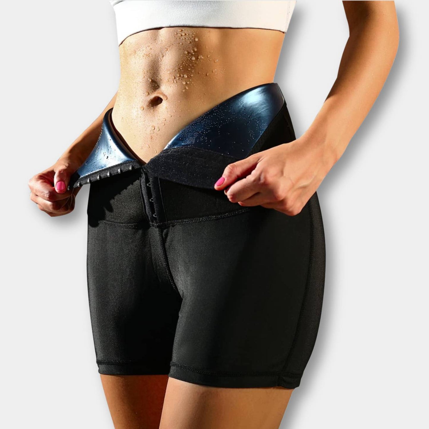 SweatFit Taillentrainer – Hohe Taille Sauna Leggings mit Taillentrainer für Frauen | Brehn
