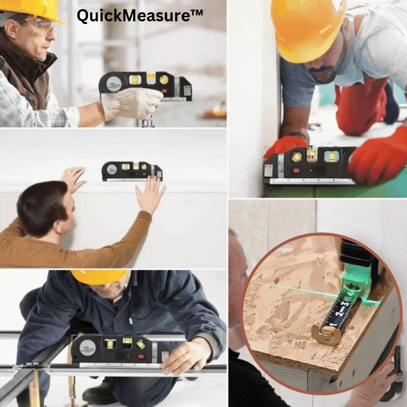 4-in-1 Laser-Level-Messband-Werkzeug | Brehn