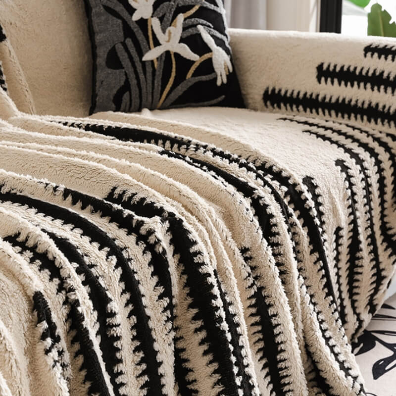 Homely Plush Sofa Gemütlich Anti-Kratzer Vollabdeckung Couchbezug | Brehn