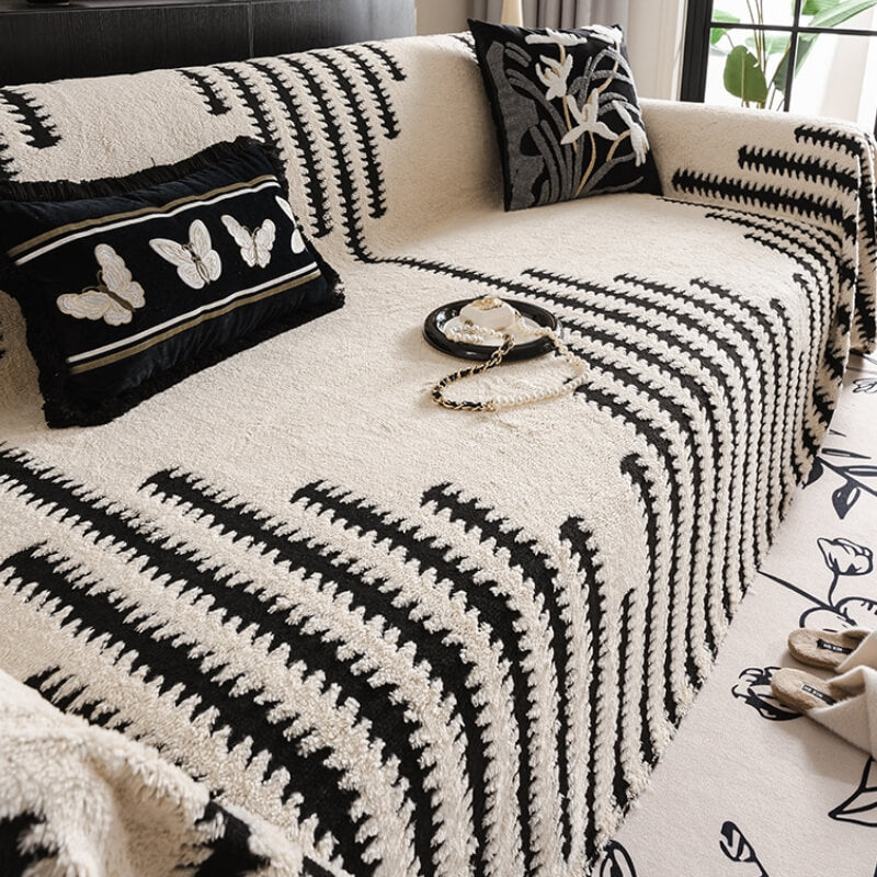 Homely Plush Sofa Gemütlich Anti-Kratzer Vollabdeckung Couchbezug | Brehn