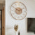 ClearWood Transparente Wanduhr – Stiller Quartz mit Holzdetails | Brehn