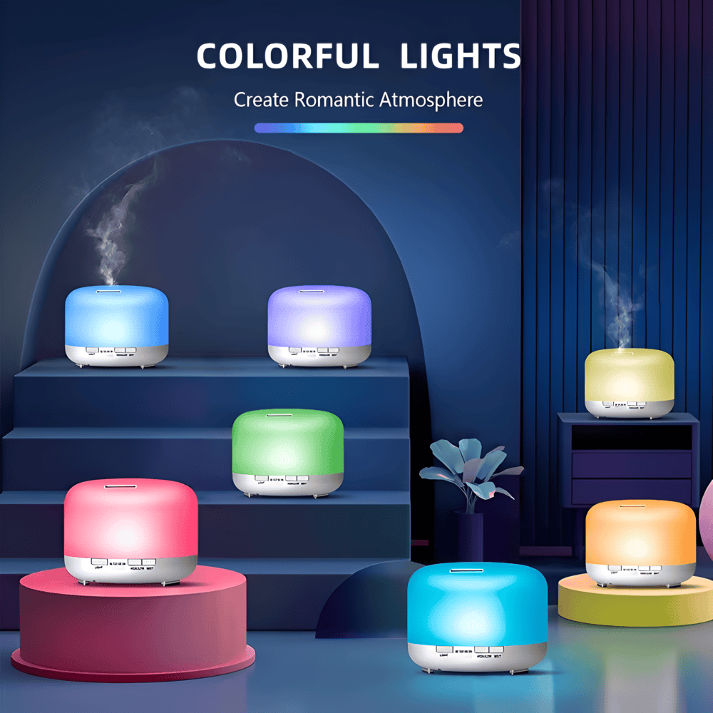 Brehn | LED Aroma Diffuser mit Bluetooth-Lautsprecher und Luftbefeuchter