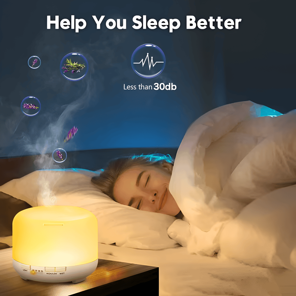 Brehn | LED Aroma Diffuser mit Bluetooth-Lautsprecher und Luftbefeuchter