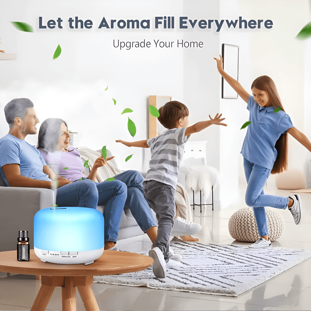 Brehn | LED Aroma Diffuser mit Bluetooth-Lautsprecher und Luftbefeuchter