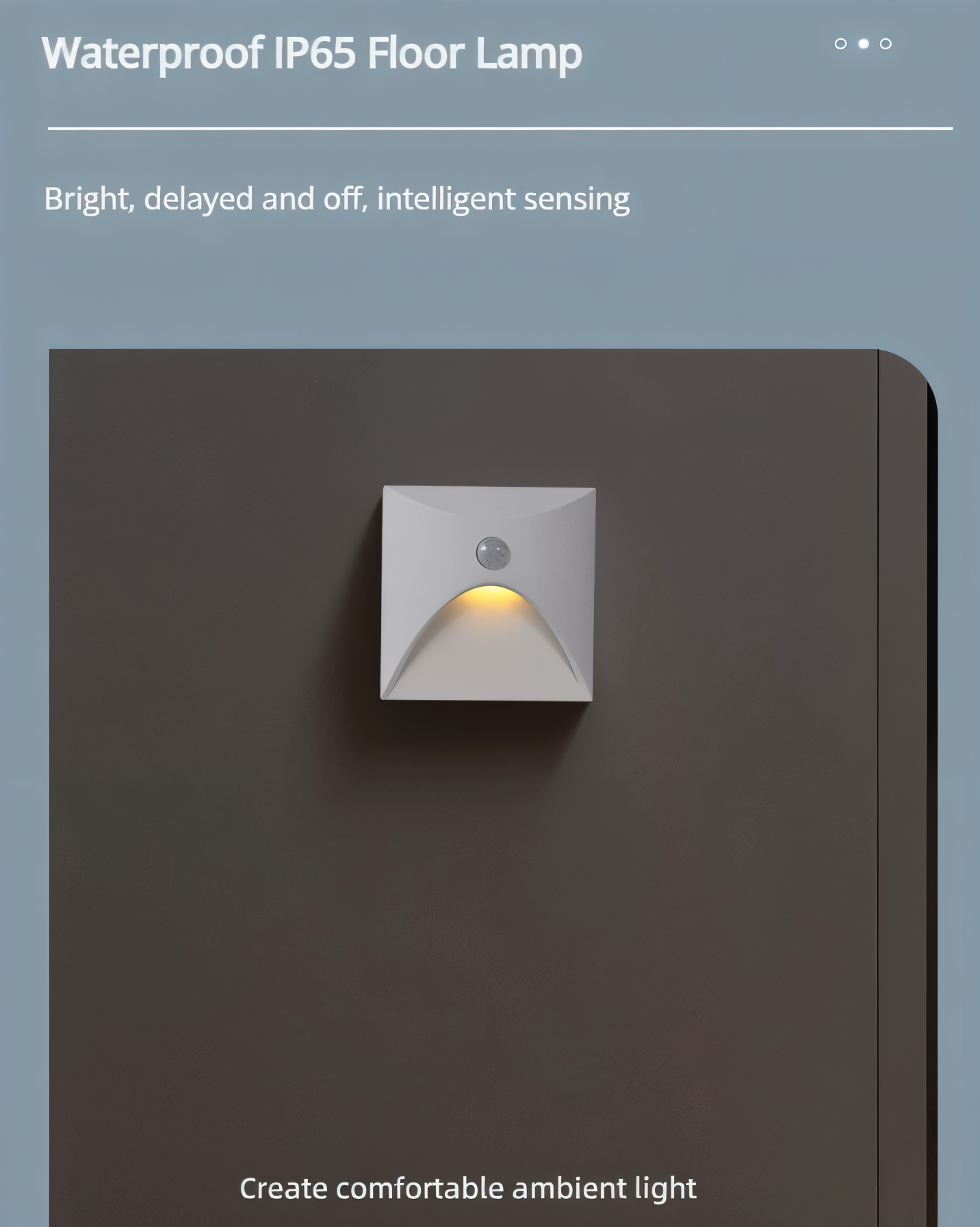 Brehn | LuminiPath - Wasserdichte IP65 Wandleuchte - Innen und Außenwandleuchte - Bewegungsmelder Wandleuchte LED