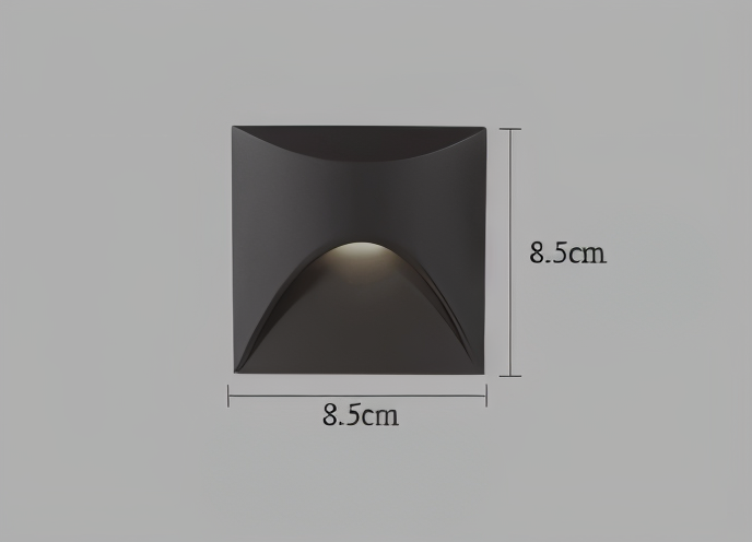 LuminiPath - Wasserdichte IP65 Wandleuchte - Innen und Außenwandleuchte - Bewegungsmelder Wandleuchte LED