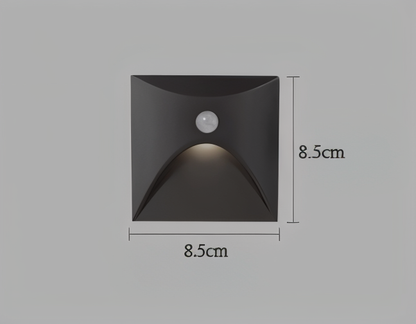 LuminiPath - Wasserdicht IP65 Wandleuchte - Innen- und Außenwandleuchte - Bewegungsmelder Wandleuchte LED