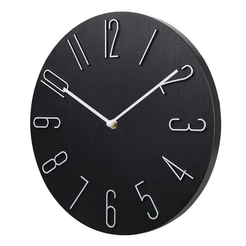 Brehn | Silencio Moderne Stille Wanduhr – Minimalistisches Design mit Quarzwerk