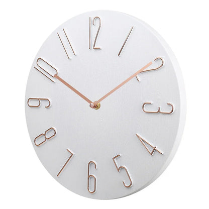 Brehn | Silencio Moderne Stille Wanduhr – Minimalistisches Design mit Quarzwerk