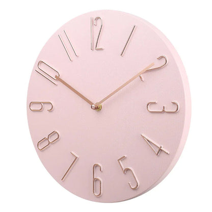 Brehn | Silencio Moderne Stille Wanduhr – Minimalistisches Design mit Quarzwerk
