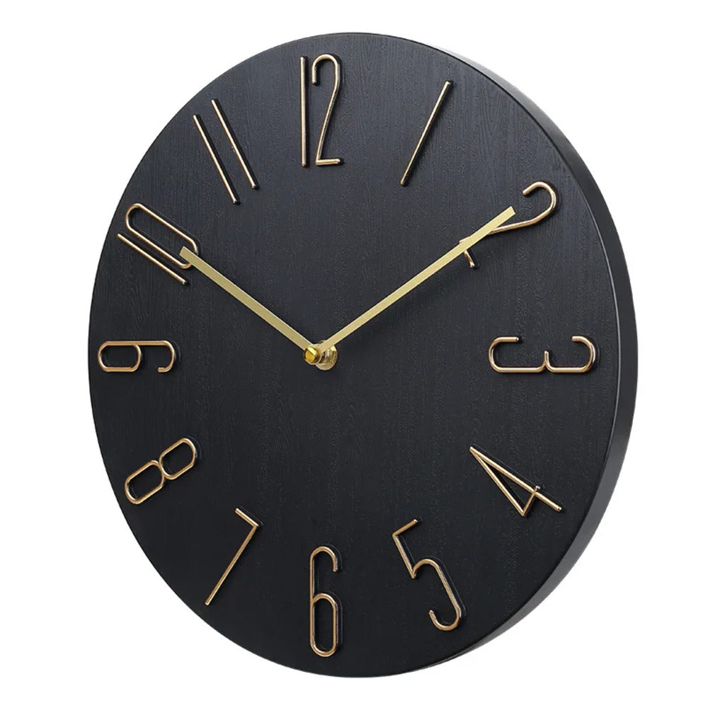 Brehn | Silencio Moderne Stille Wanduhr – Minimalistisches Design mit Quarzwerk