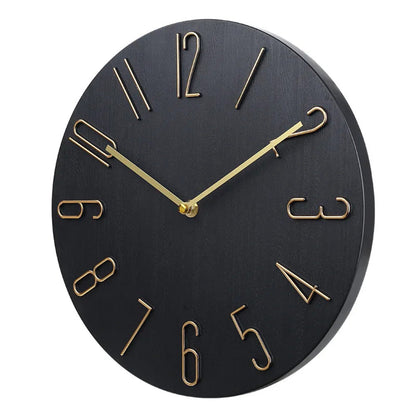 Brehn | Silencio Moderne Stille Wanduhr – Minimalistisches Design mit Quarzwerk