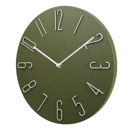 Brehn | Silencio Moderne Stille Wanduhr – Minimalistisches Design mit Quarzwerk