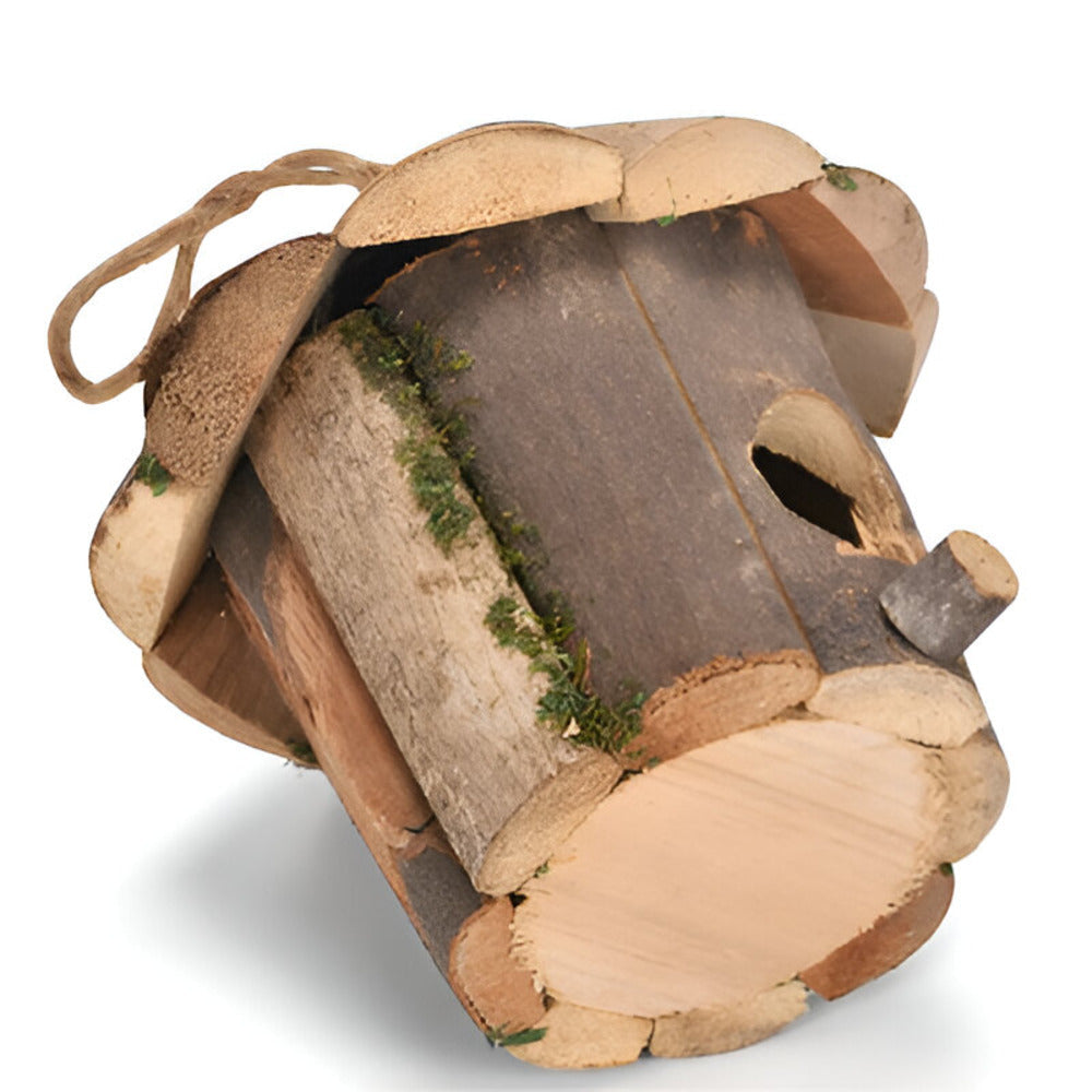 Brehn | Rustikale Holzkolibri-Vogelhaus