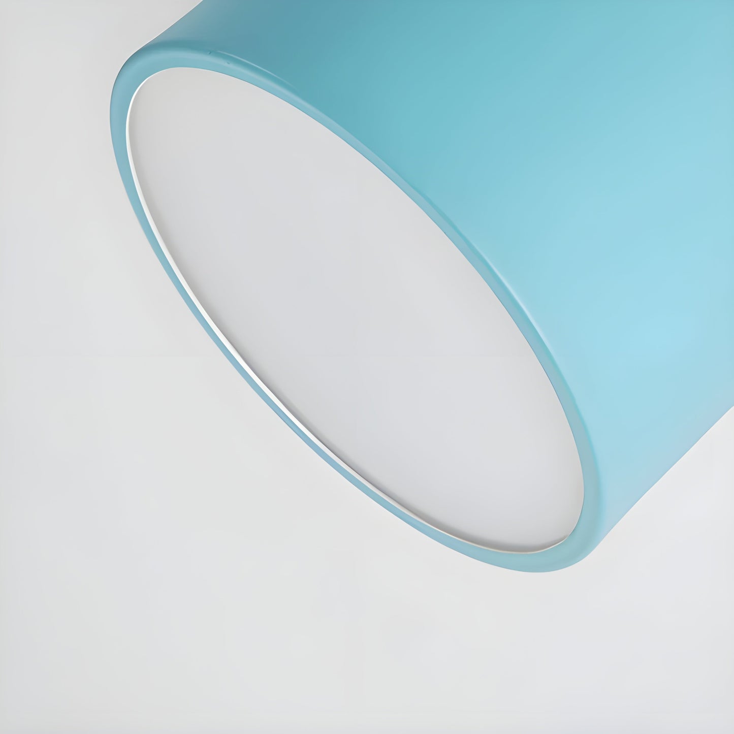 LED-Deckenlampe in Zylinderform – Warmes Licht im Vintage-Industriedesign | Mit dekorativem Holzelement | Brehn