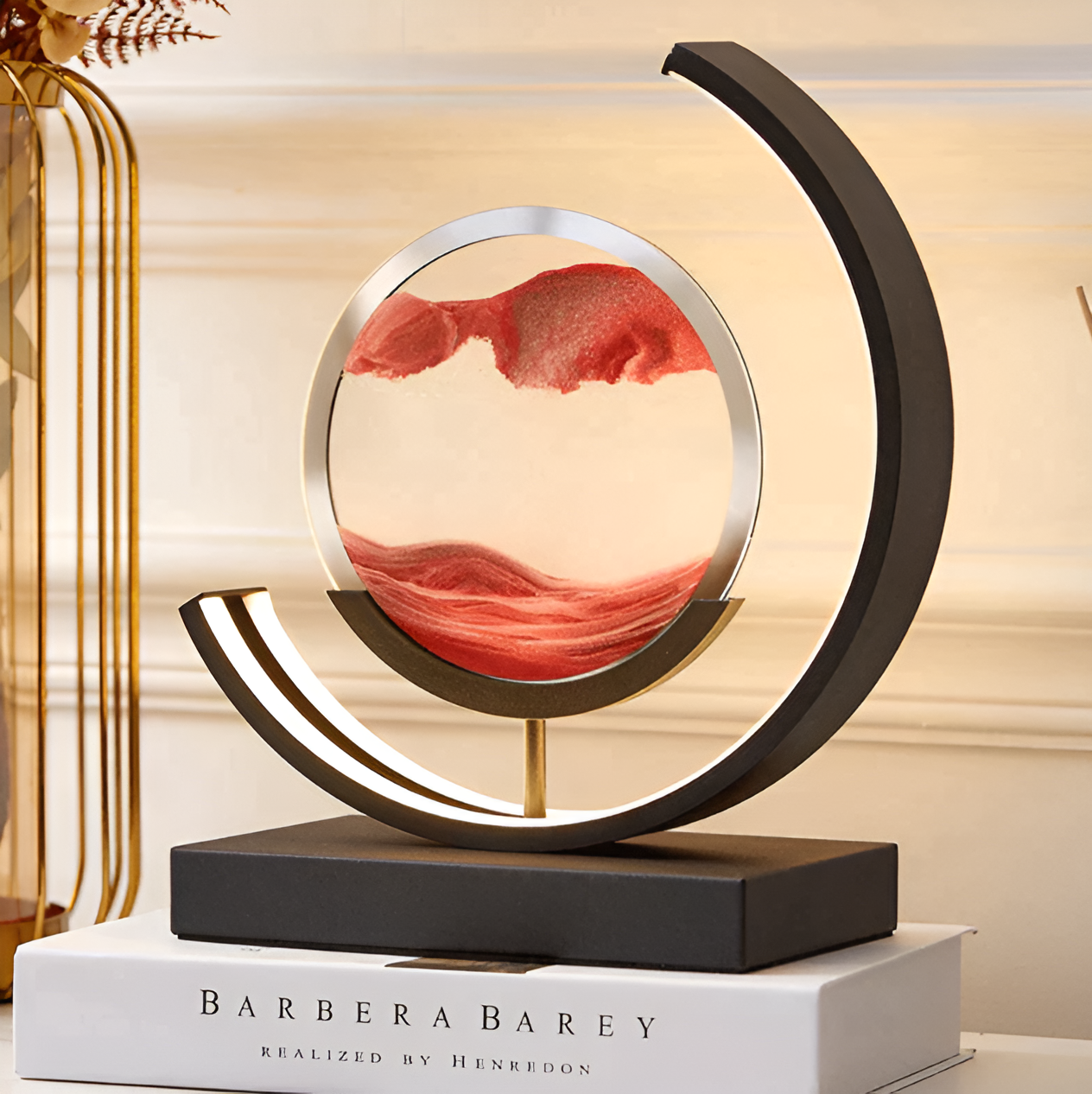 Brehn | Sand Glow Sandlampe mit dimmbarer Fernbedienung