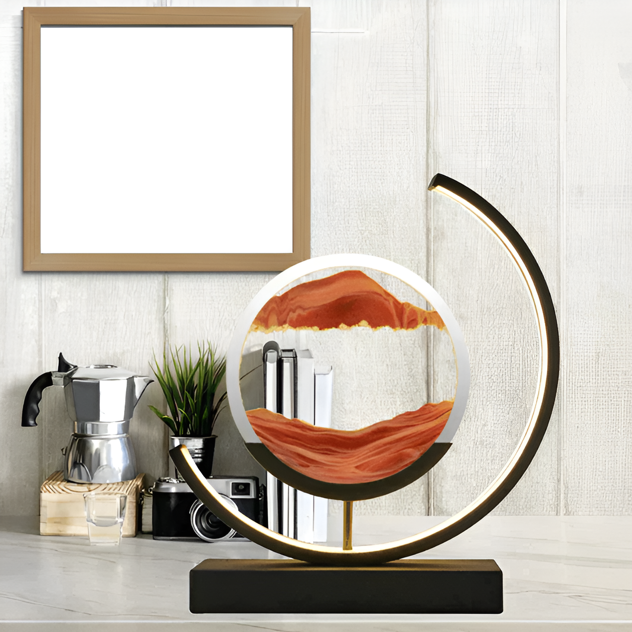 Brehn | Sand Glow Sandlampe mit dimmbarer Fernbedienung