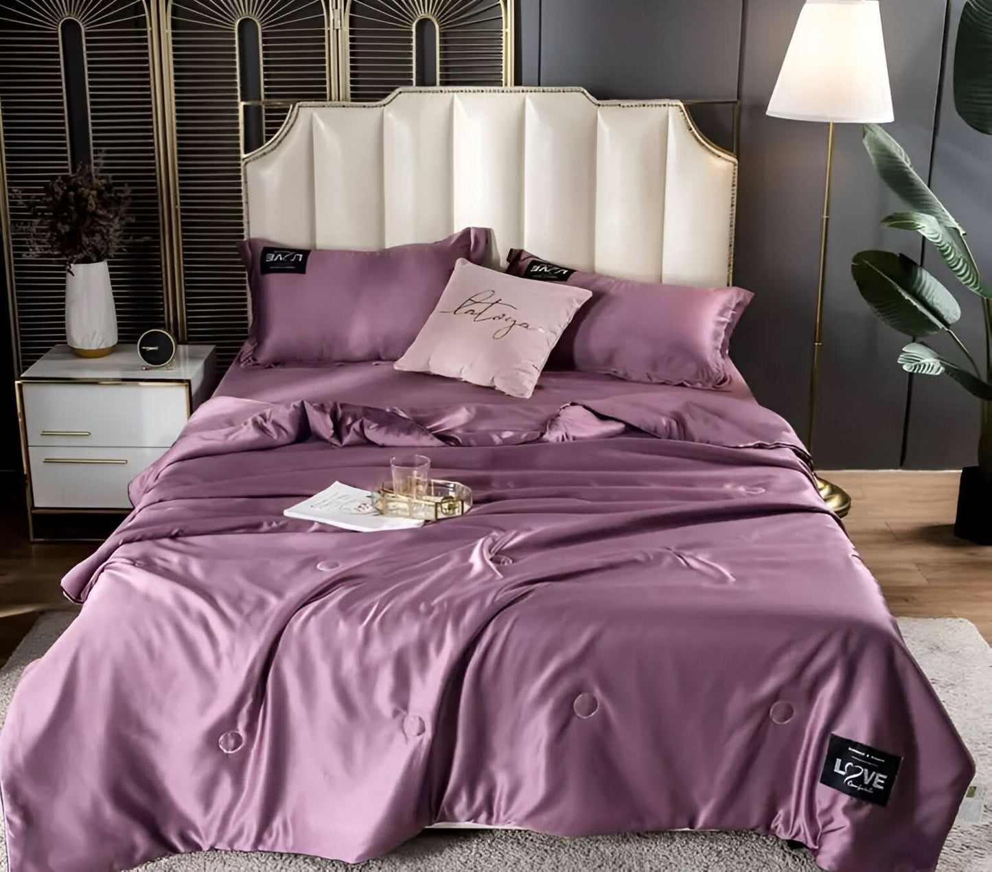 FLUFFINA – Premium-Satin-Seiden-Bettwäsche