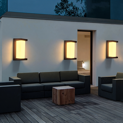 Wasserdichte Outdoor-LED-Wandlampe mit Bewegungsmelder
